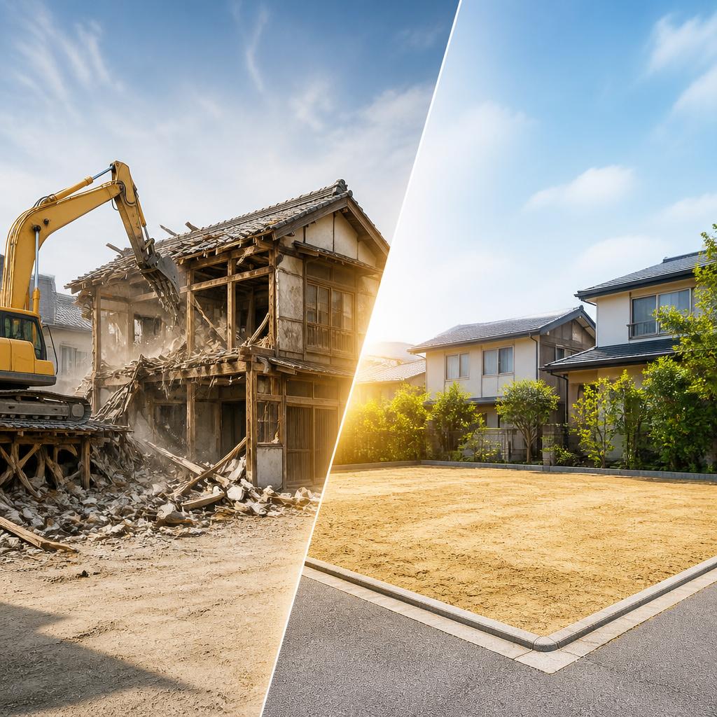 相続した古家を解体し、土地を有効活用する専門家にお任せください！