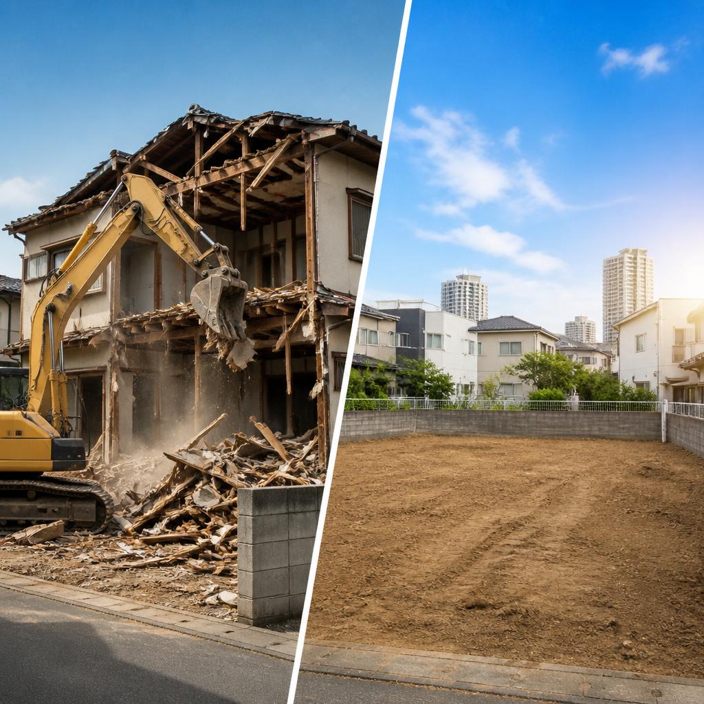 リフォームよりも解体！立川で空き家を新しい価値に変えよう！