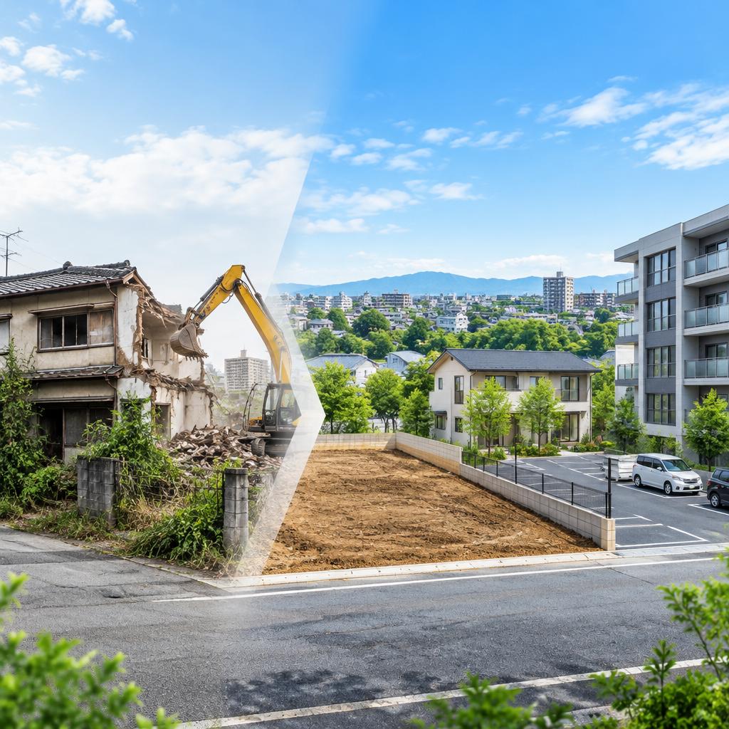空き家を、次の価値へ。東村山の土地活用は、解体から売却・収益化まで最適な選択を。