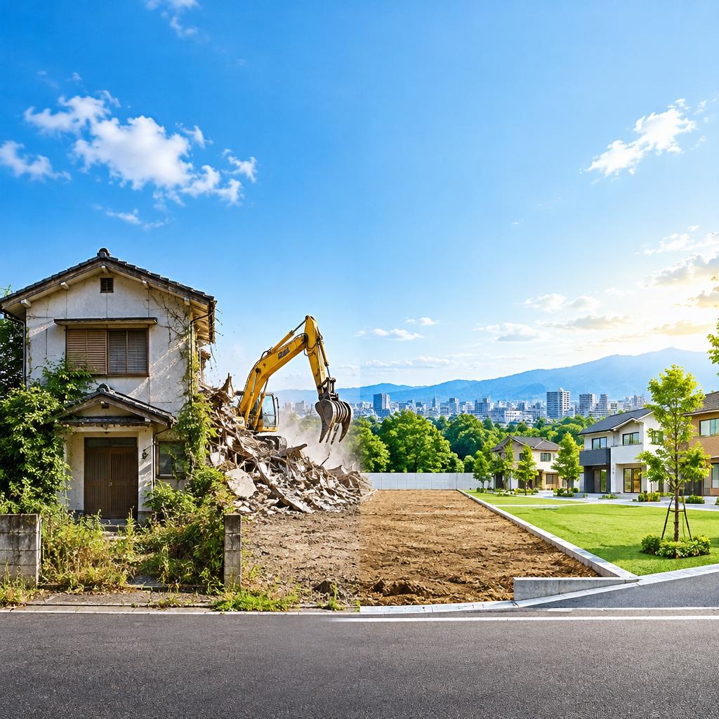所沢の空き家、次の一手を一緒に。解体・不動産査定から土地活用まで、納得の未来へ導きます。