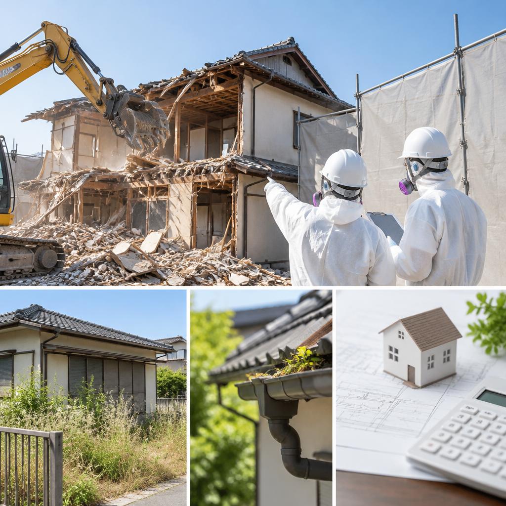 解体工事や空き家管理も、売却を見据えて一括相談