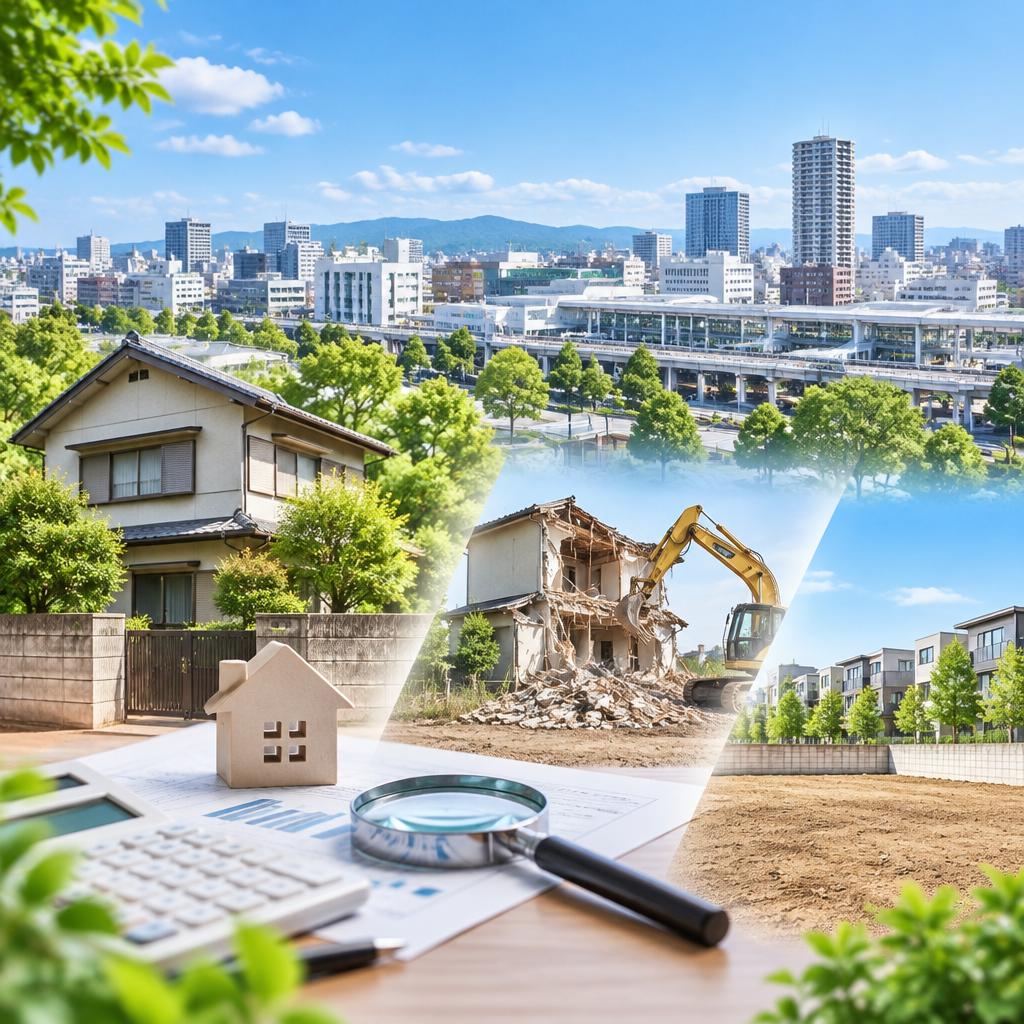 立川の相続不動産、価値を見逃さないために。査定から解体・土地活用まで、納得の出口を一緒に見つけます。
