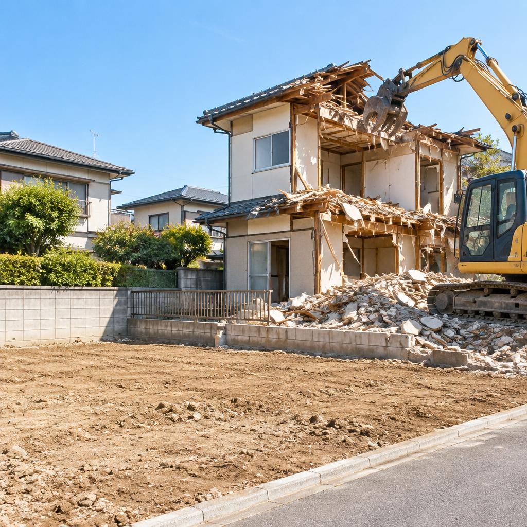 解体工事が必要？建物付き・更地、それぞれの出口を比較