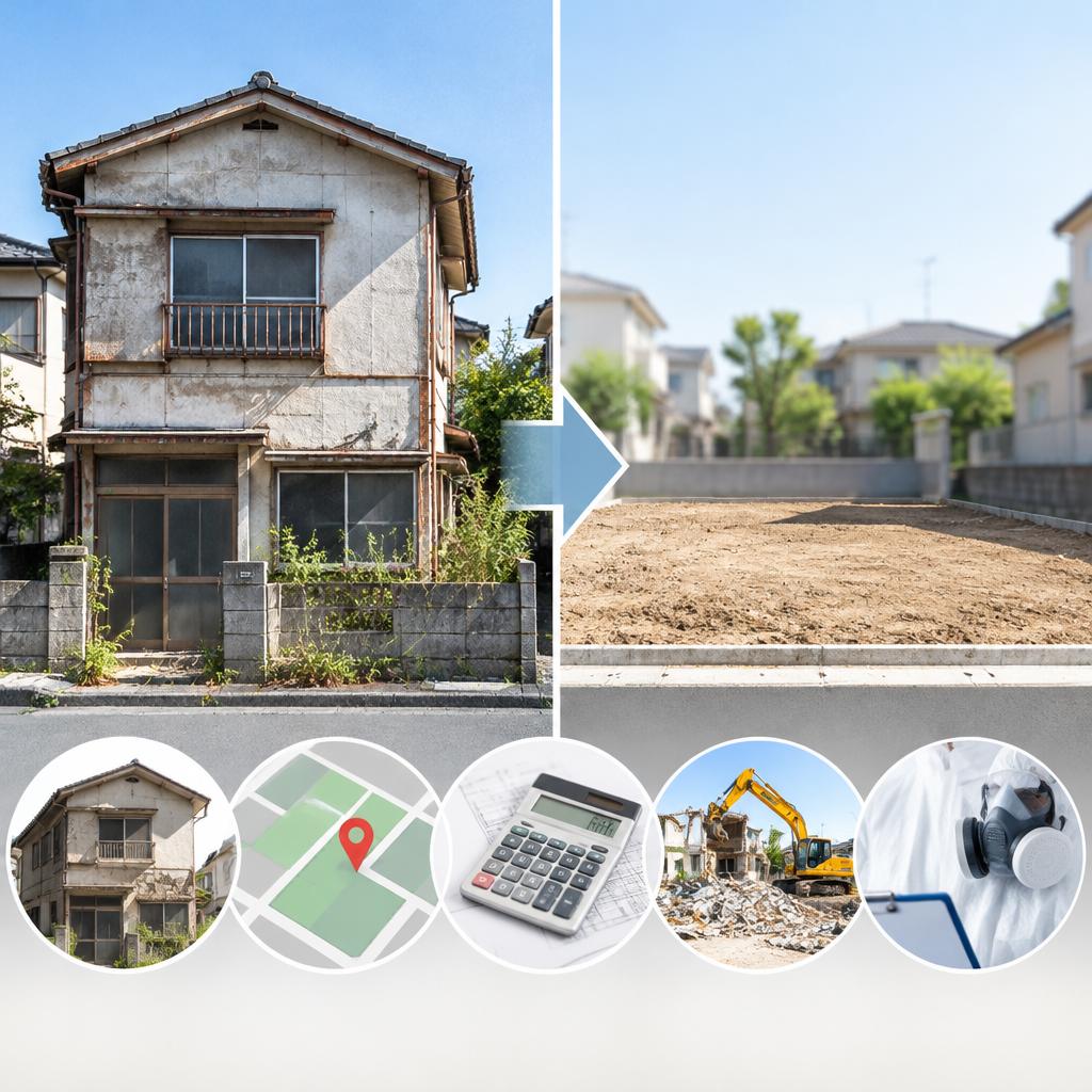 建物を残す？解体する？売却につながる選択肢を比較