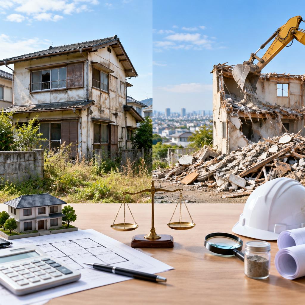 解体工事は必要？建物付き・更地のメリットを比べる