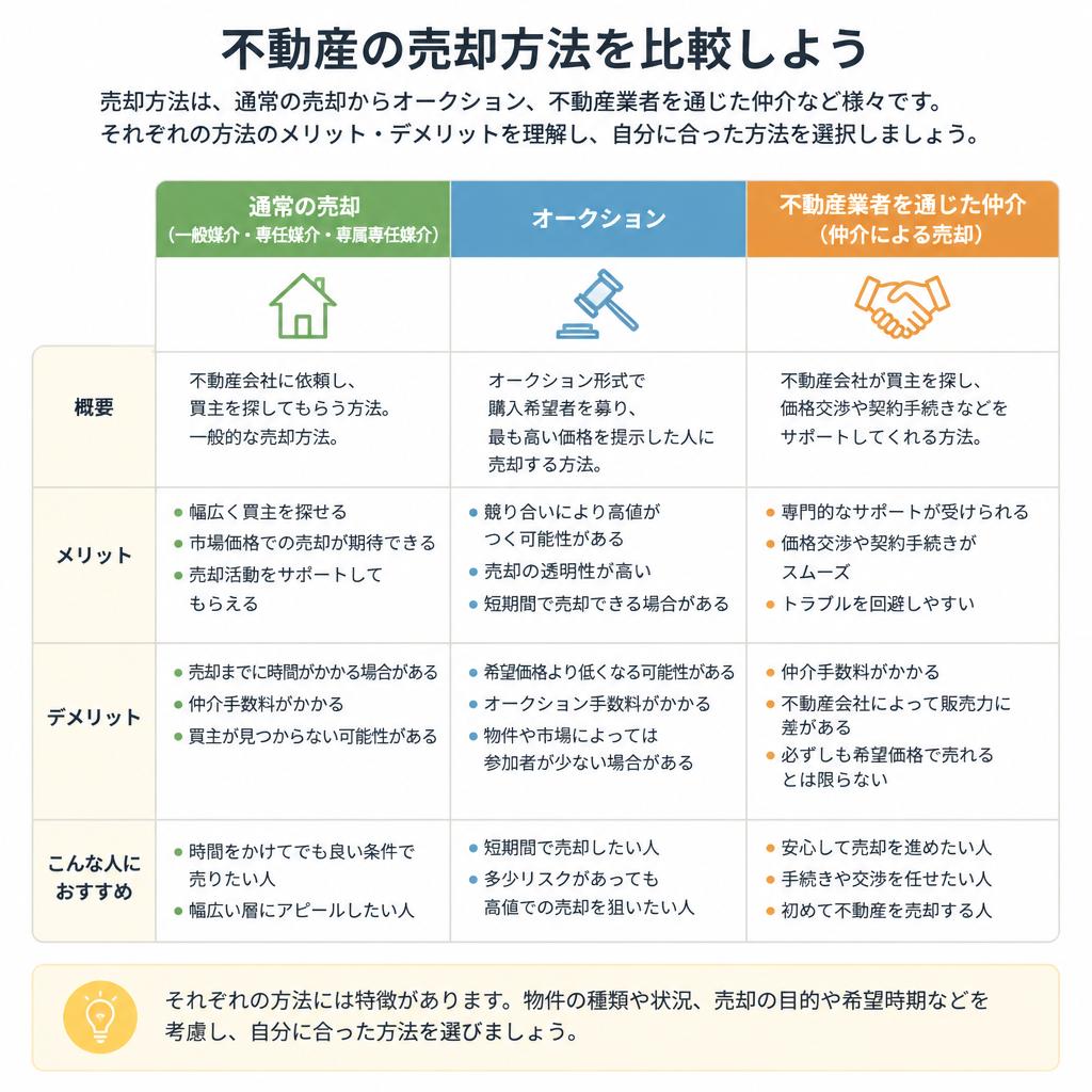 2. 適切な売却方法の選定