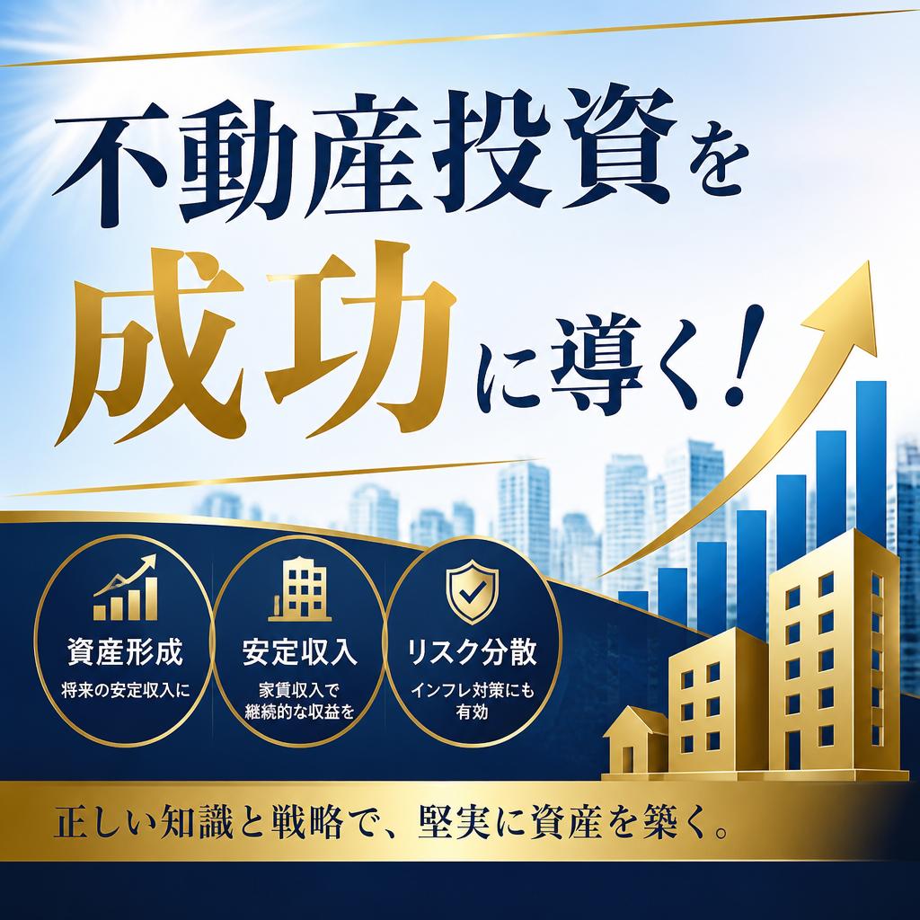不動産投資を成功に導く!