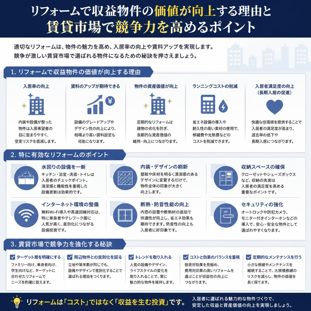 お住いのリフォームで可能性を広げる