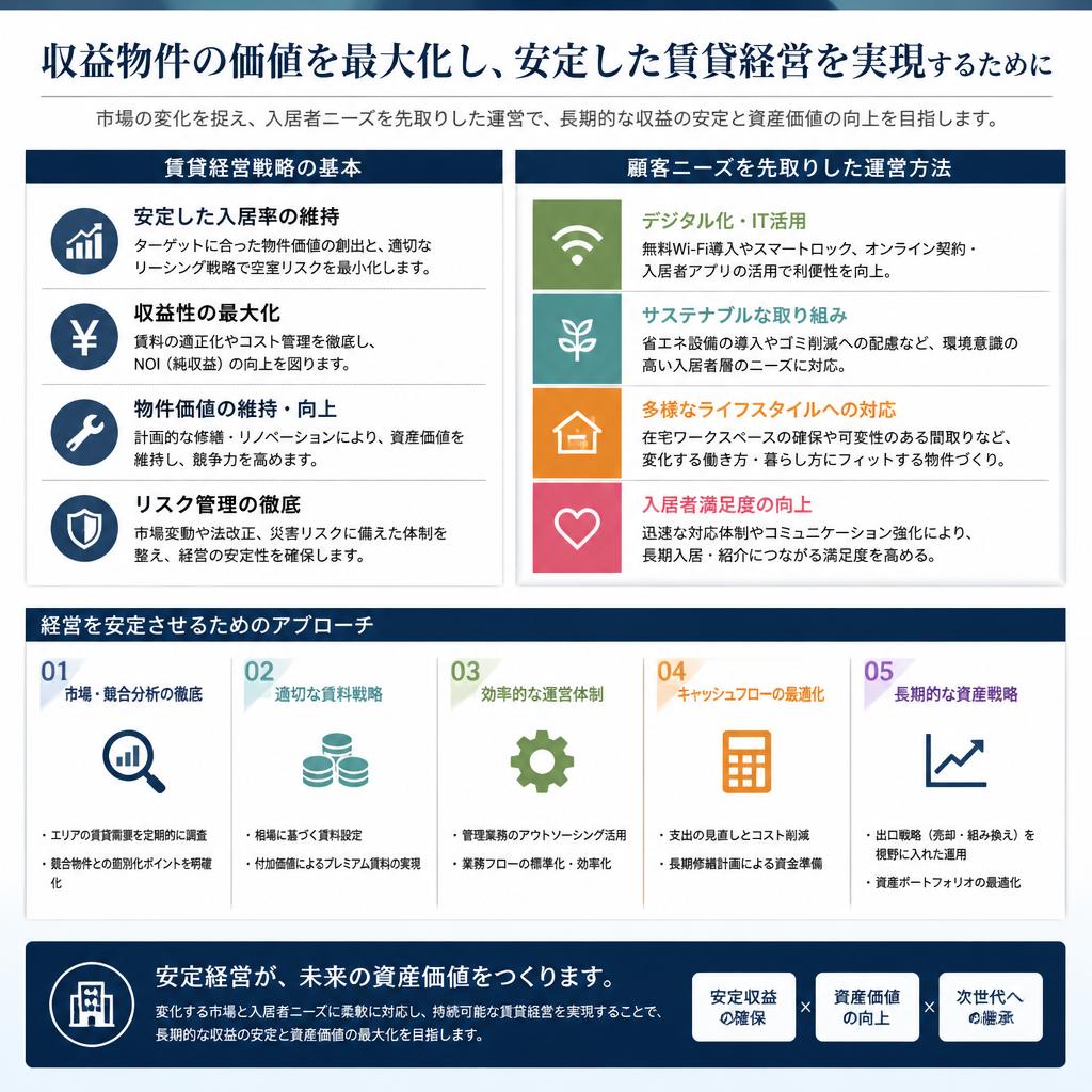賃貸経営の成功をサポートする