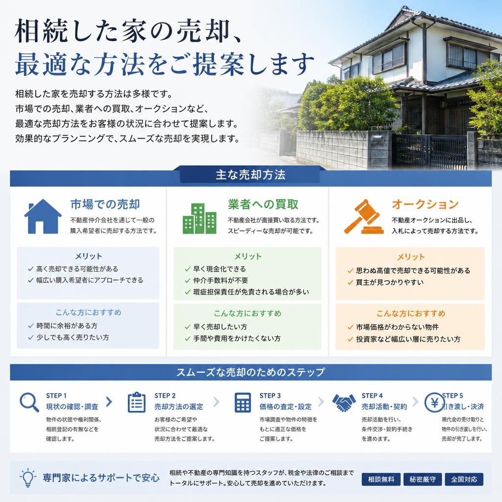 3. 売却方法の選択肢