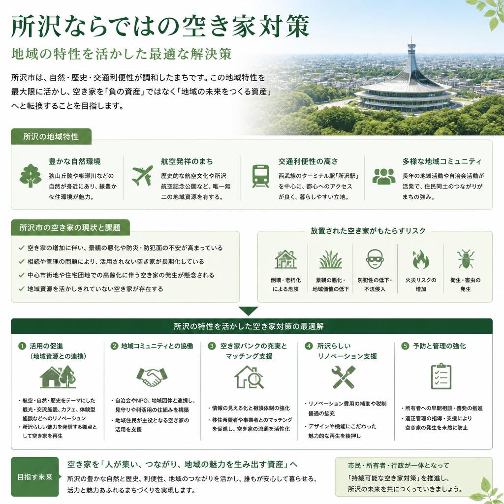 所沢地域特有の対策