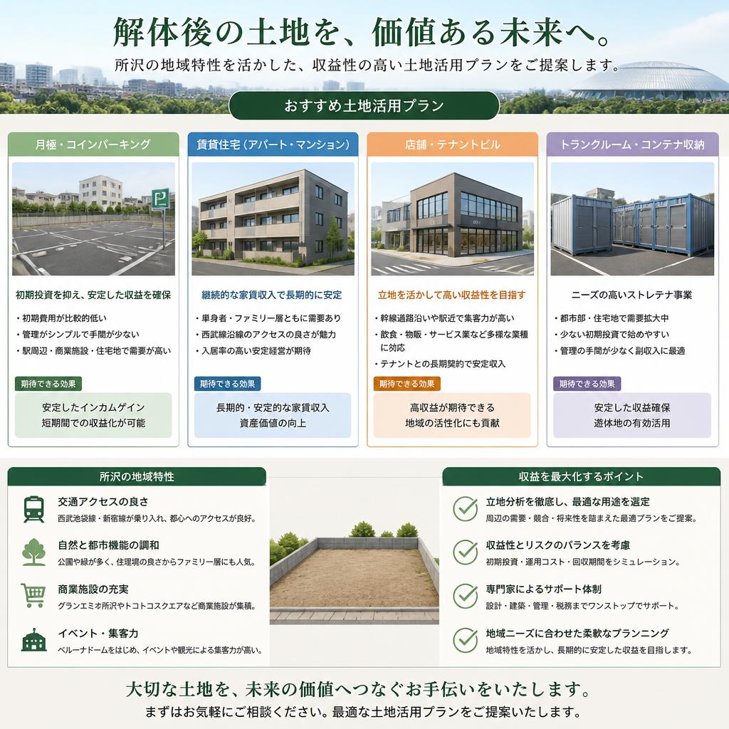 新たな土地活用の可能性