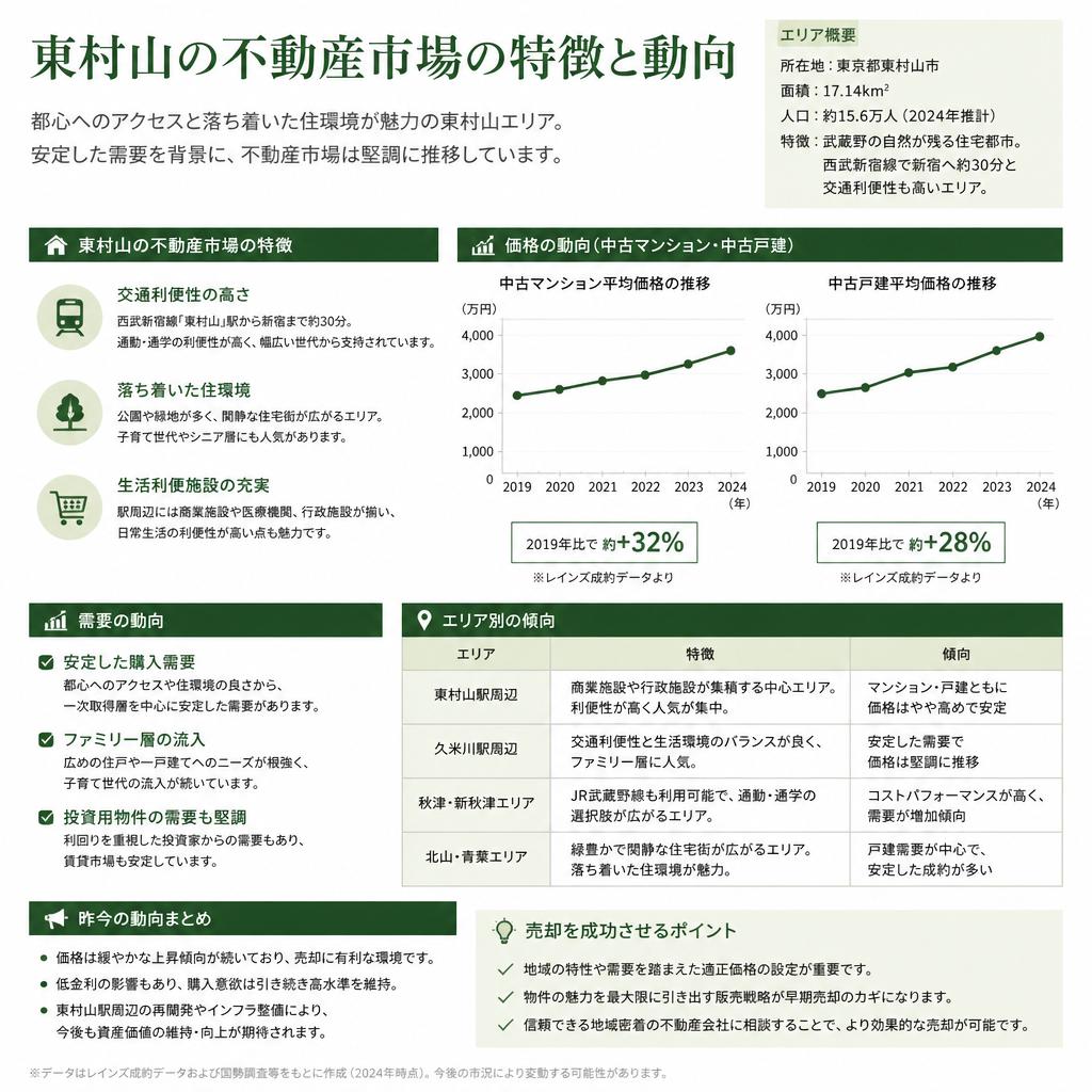 東村山地域特性と市場動向