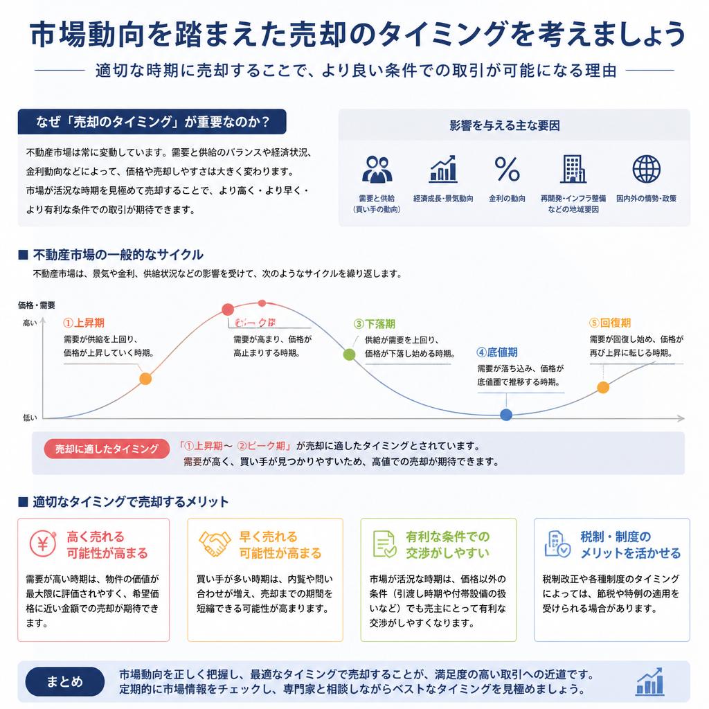 2. 売却時のタイミングを考える