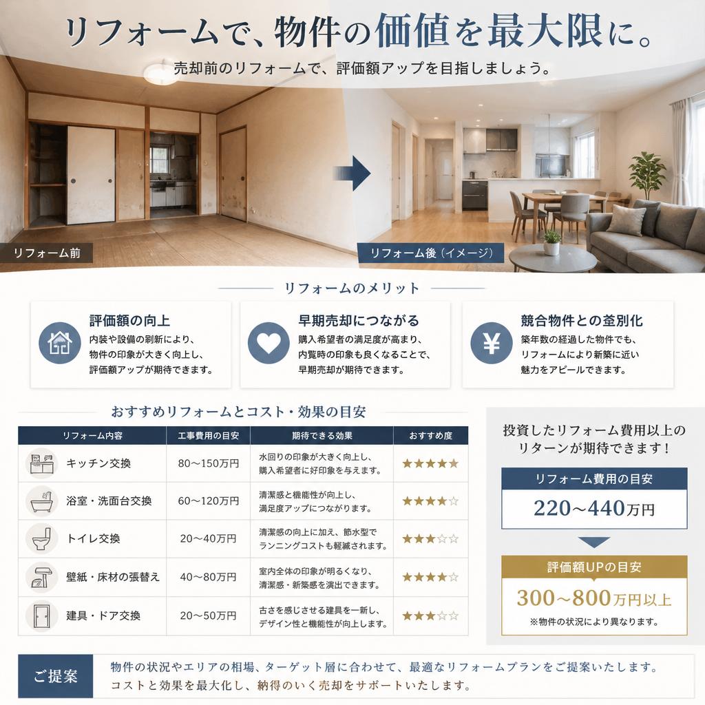 リフォームの必要性とその効果