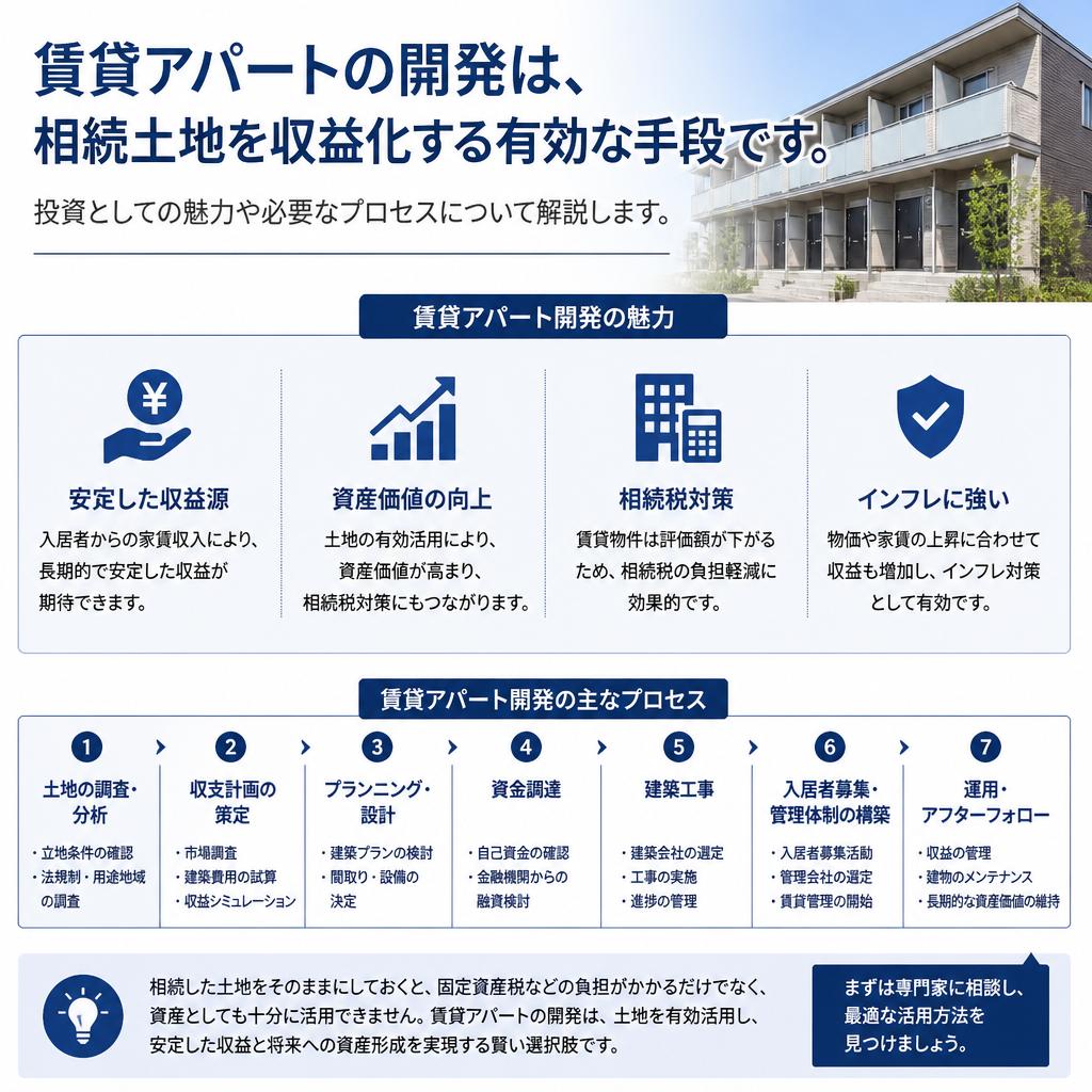 2. 賃貸アパートの開発を検討する