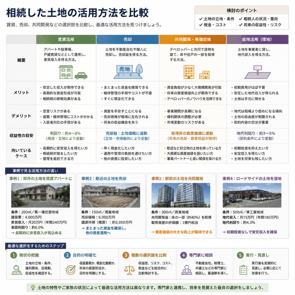 土地活用の多様な選択肢