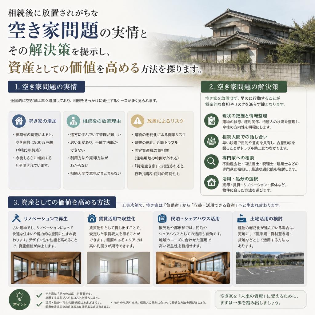 空き家問題とその解決策