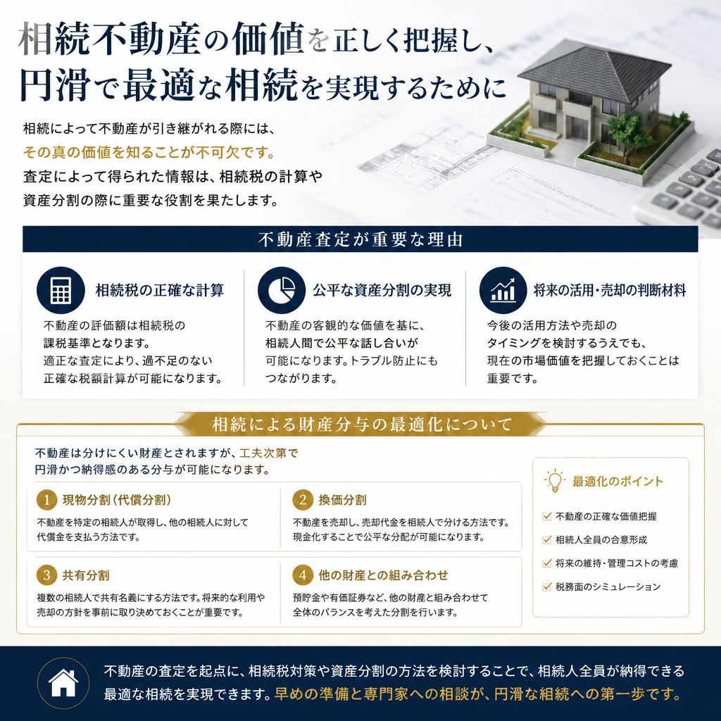 相続に関わる不動産査定の意義