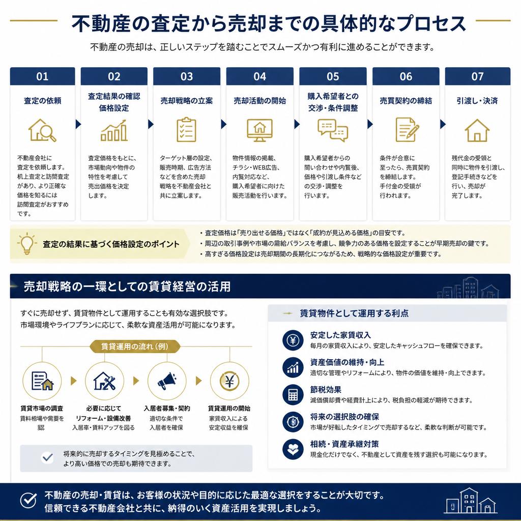 査定から売却までの流れ