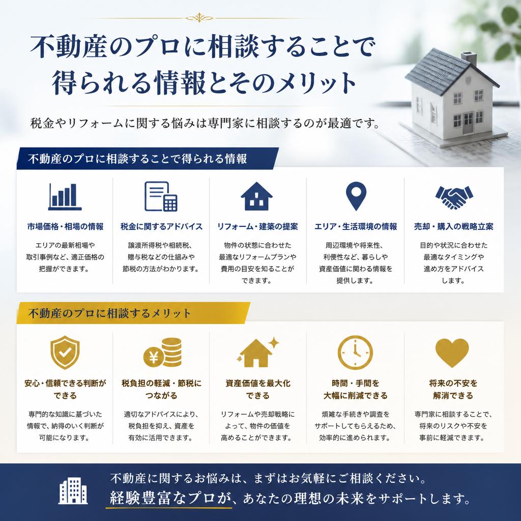 専門家に相談するメリット