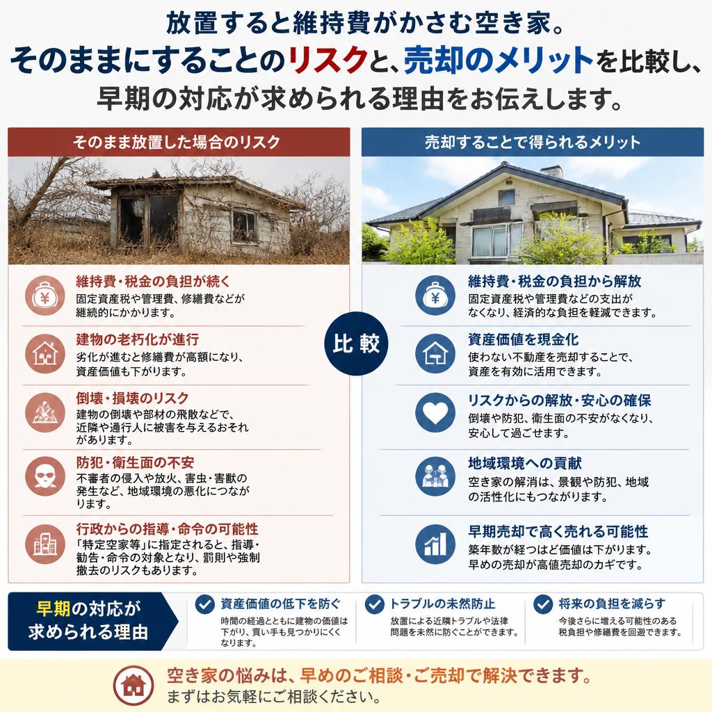 空き家対策としての売却のメリット