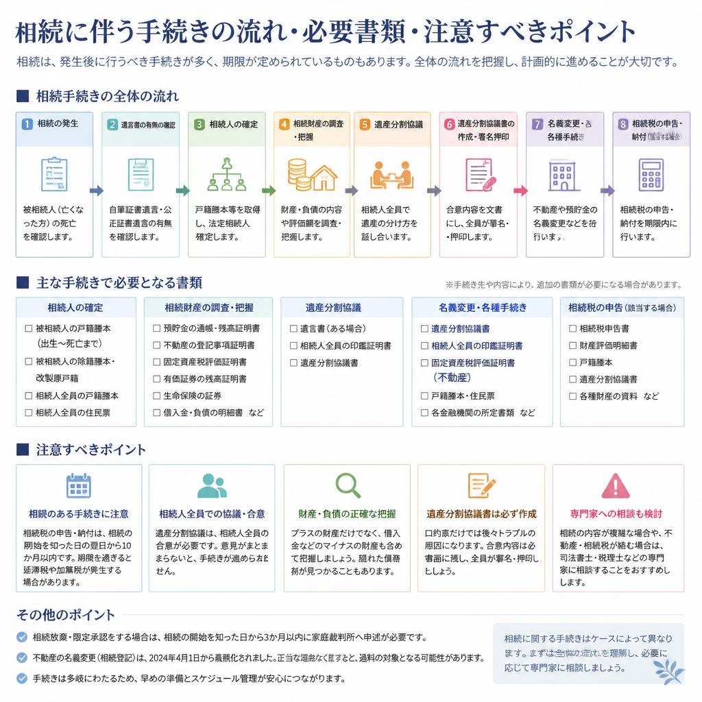 スムーズな手続きを実現するためのポイント