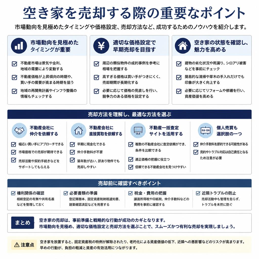 2. 空き家の売却ポイント