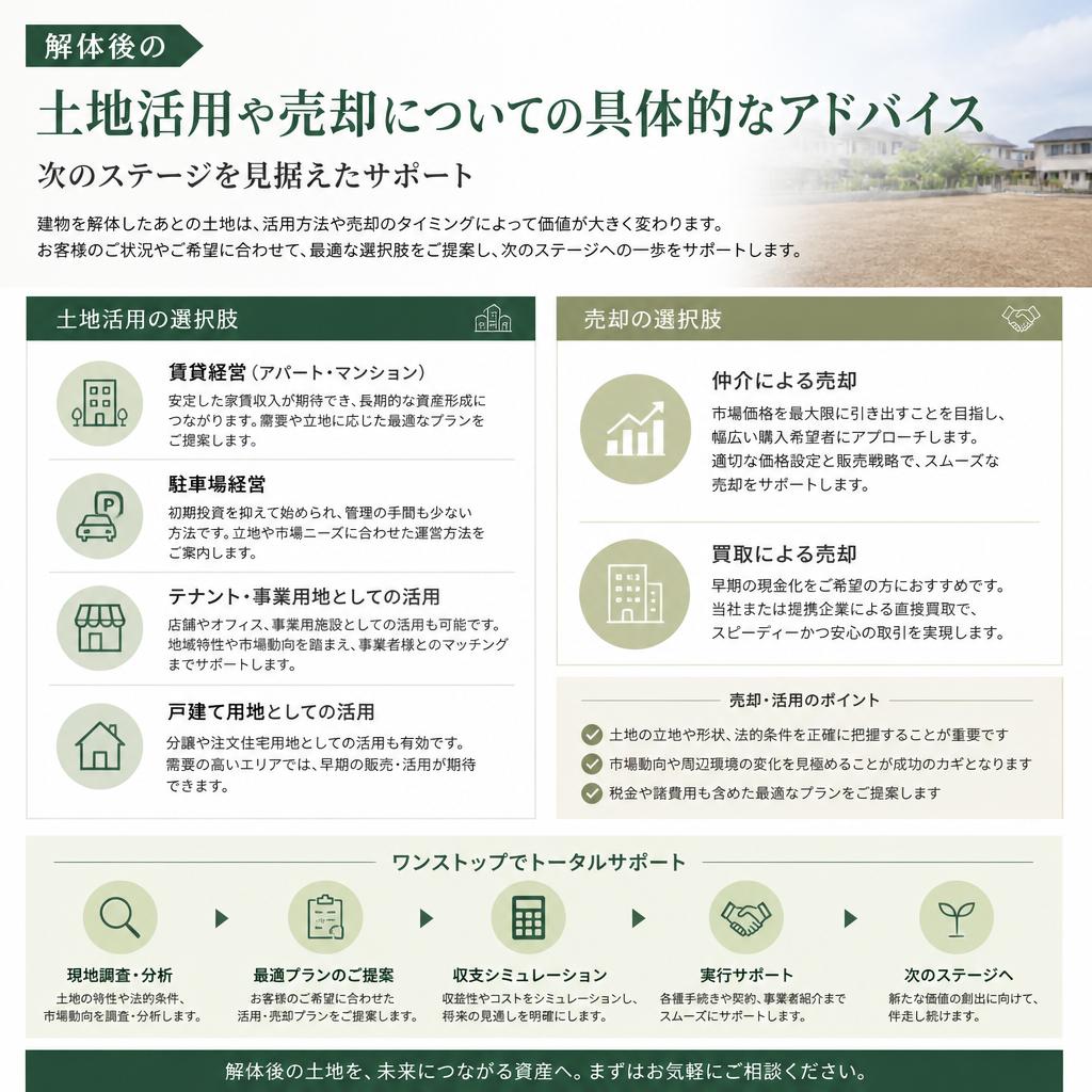 次のステップに向けたサポート