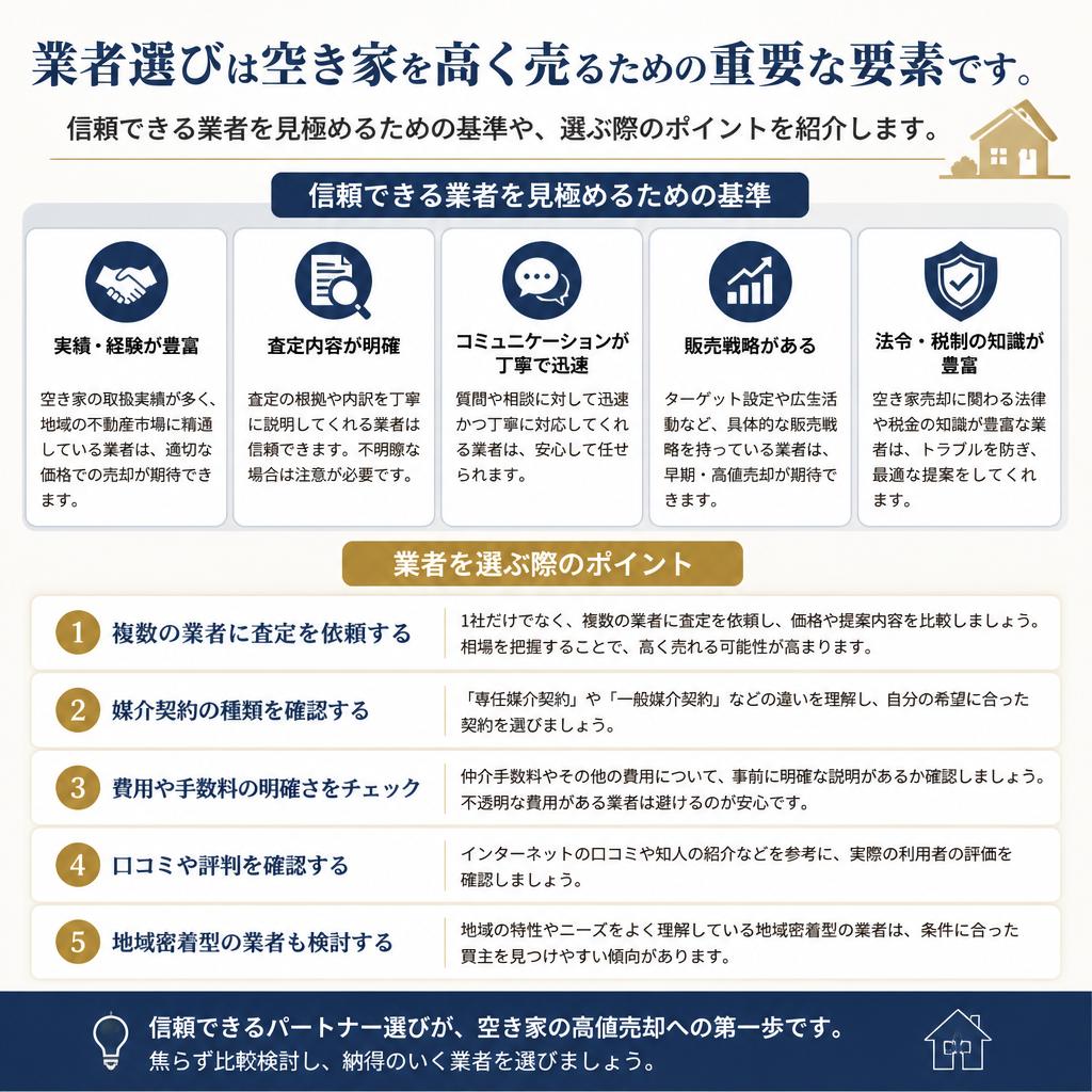 信頼できる業者選びのコツ
