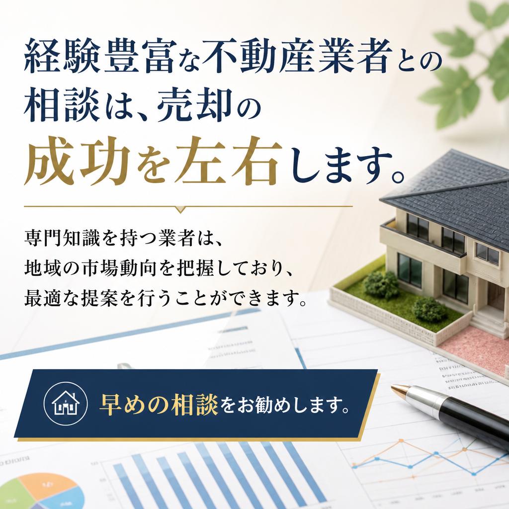 不動産業者との売却相談のメリット