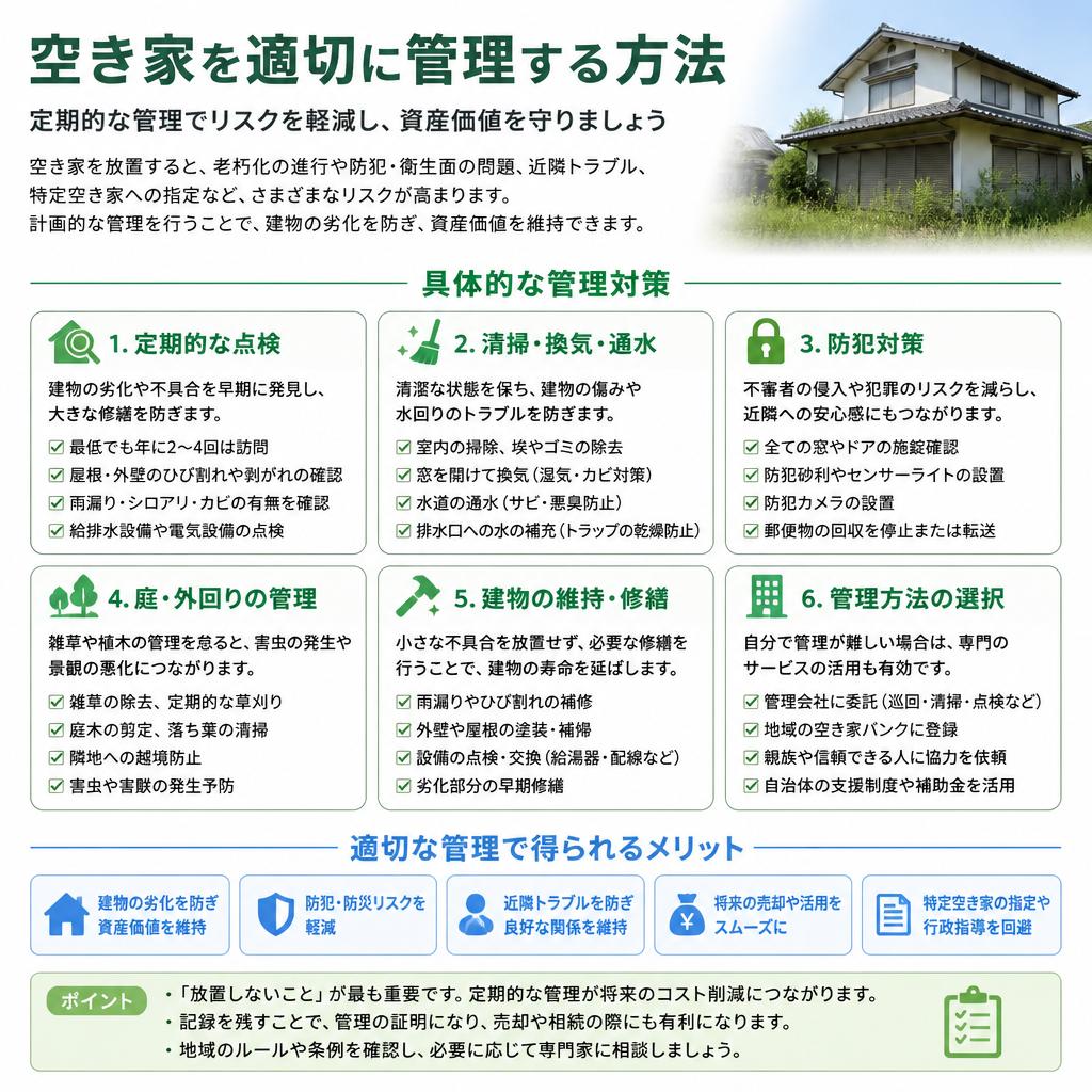 適切な管理が資産を守る