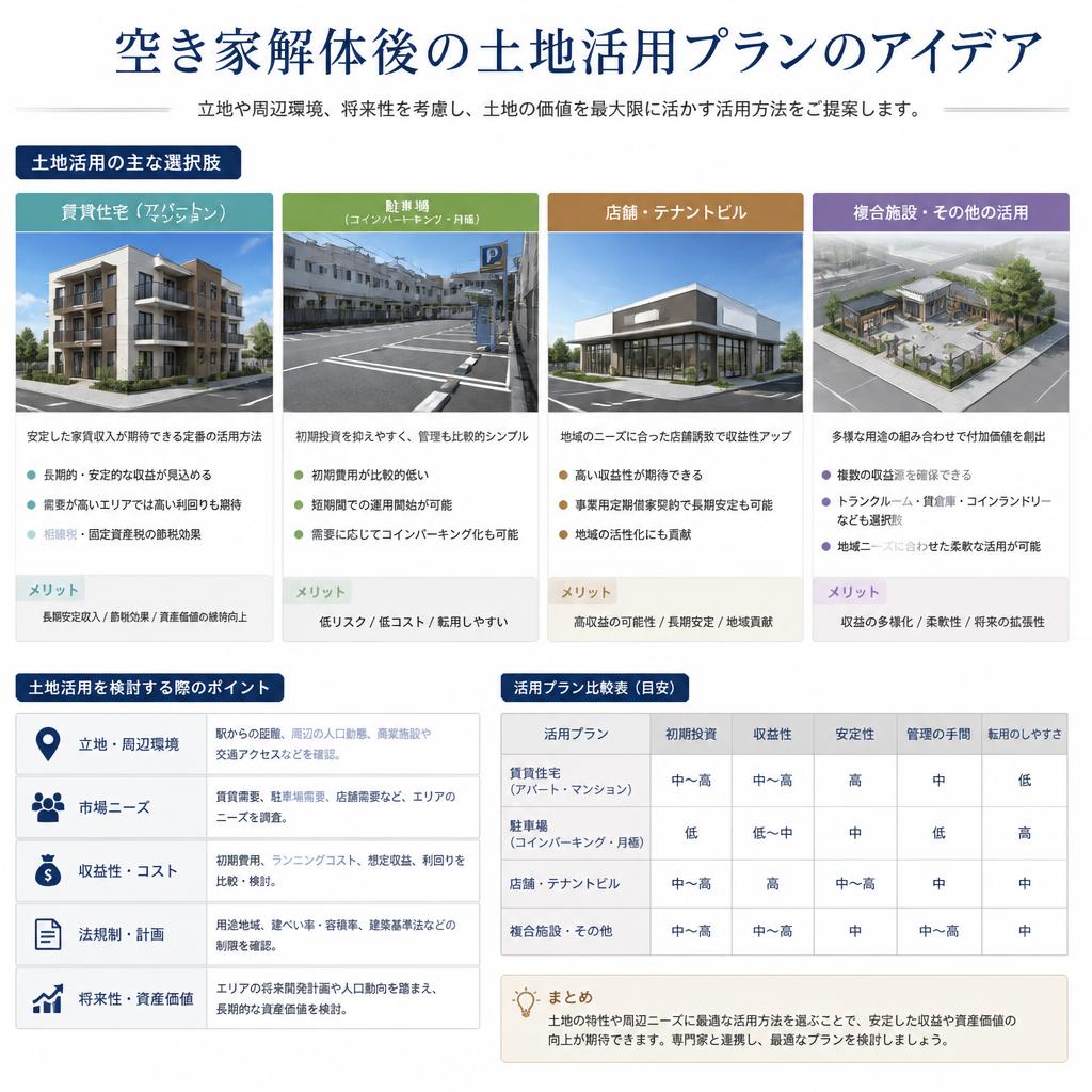 土地活用プランの提案