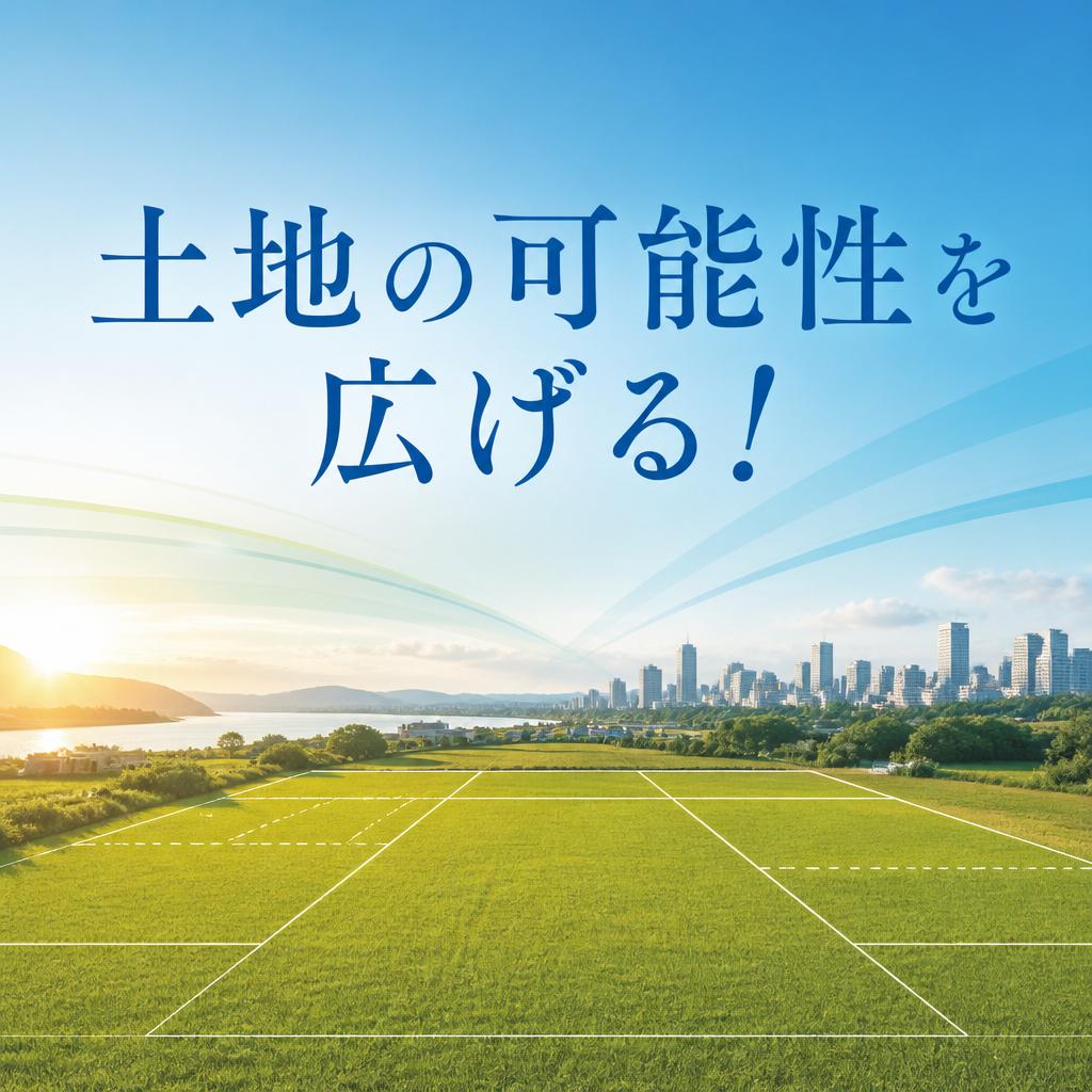 土地の可能性を広げる！