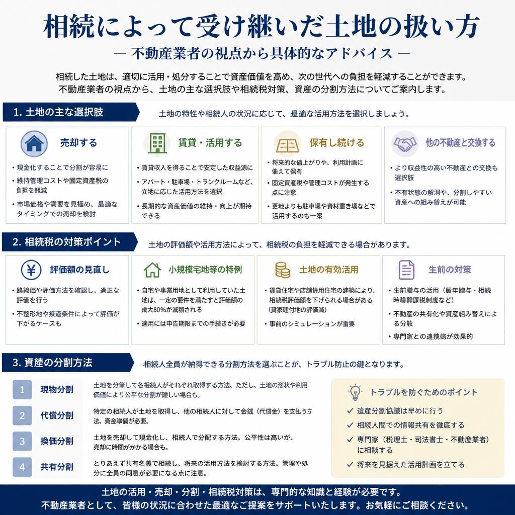 2. 相続による土地の活用方法