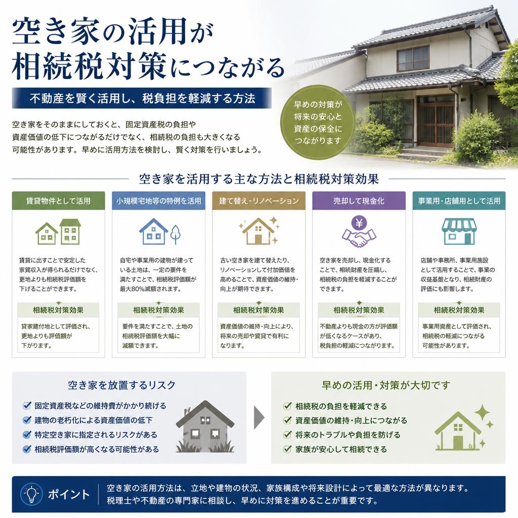 相続税対策としての空き家活用