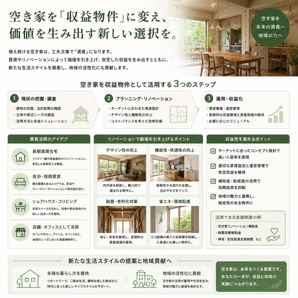 収益物件としての活用