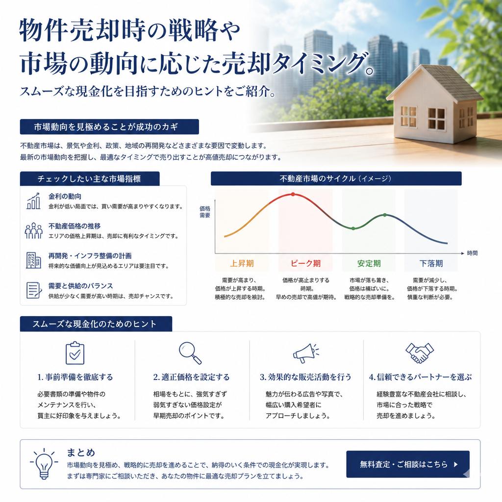 4. 効果的な売却戦略とタイミング