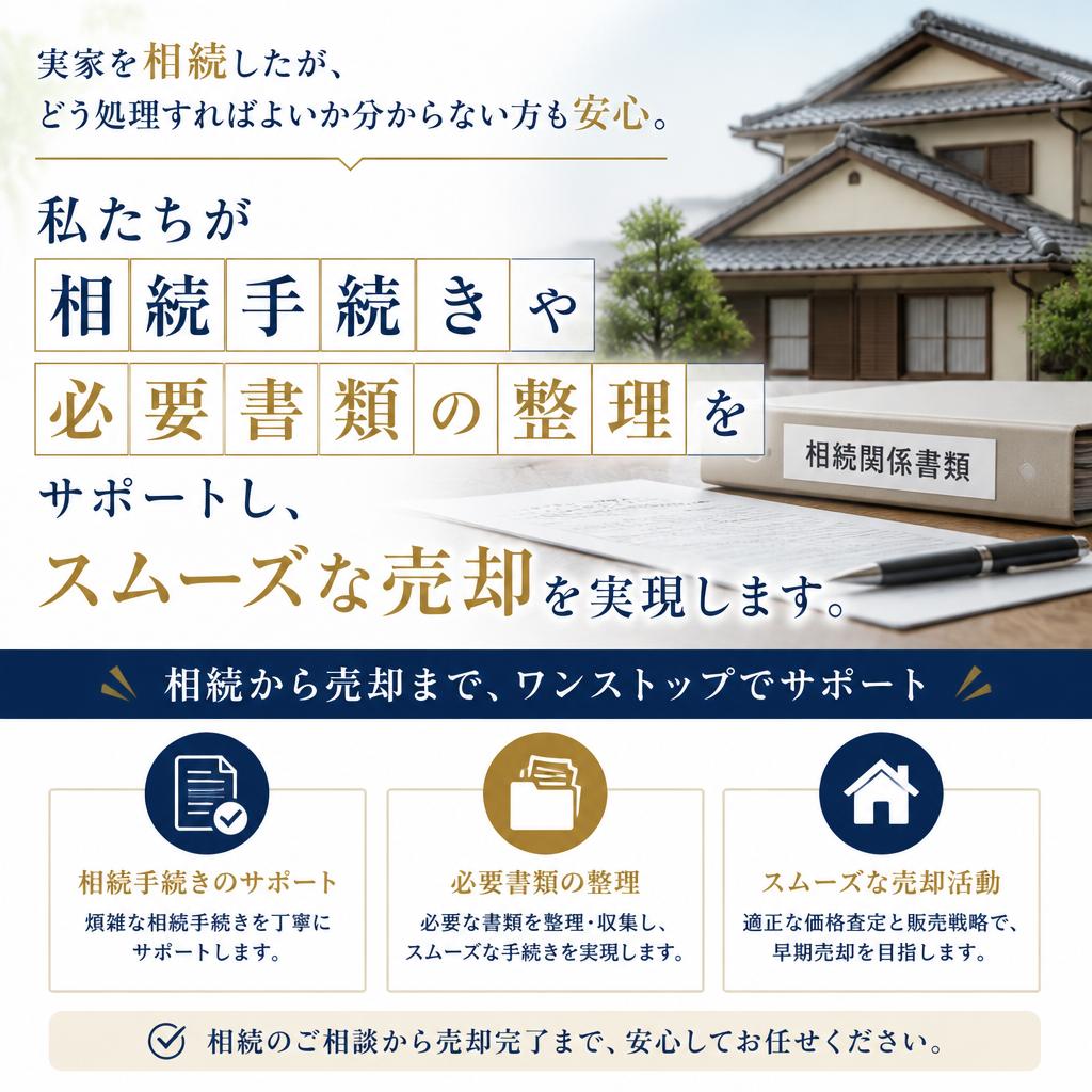 相続手続きもお任せください