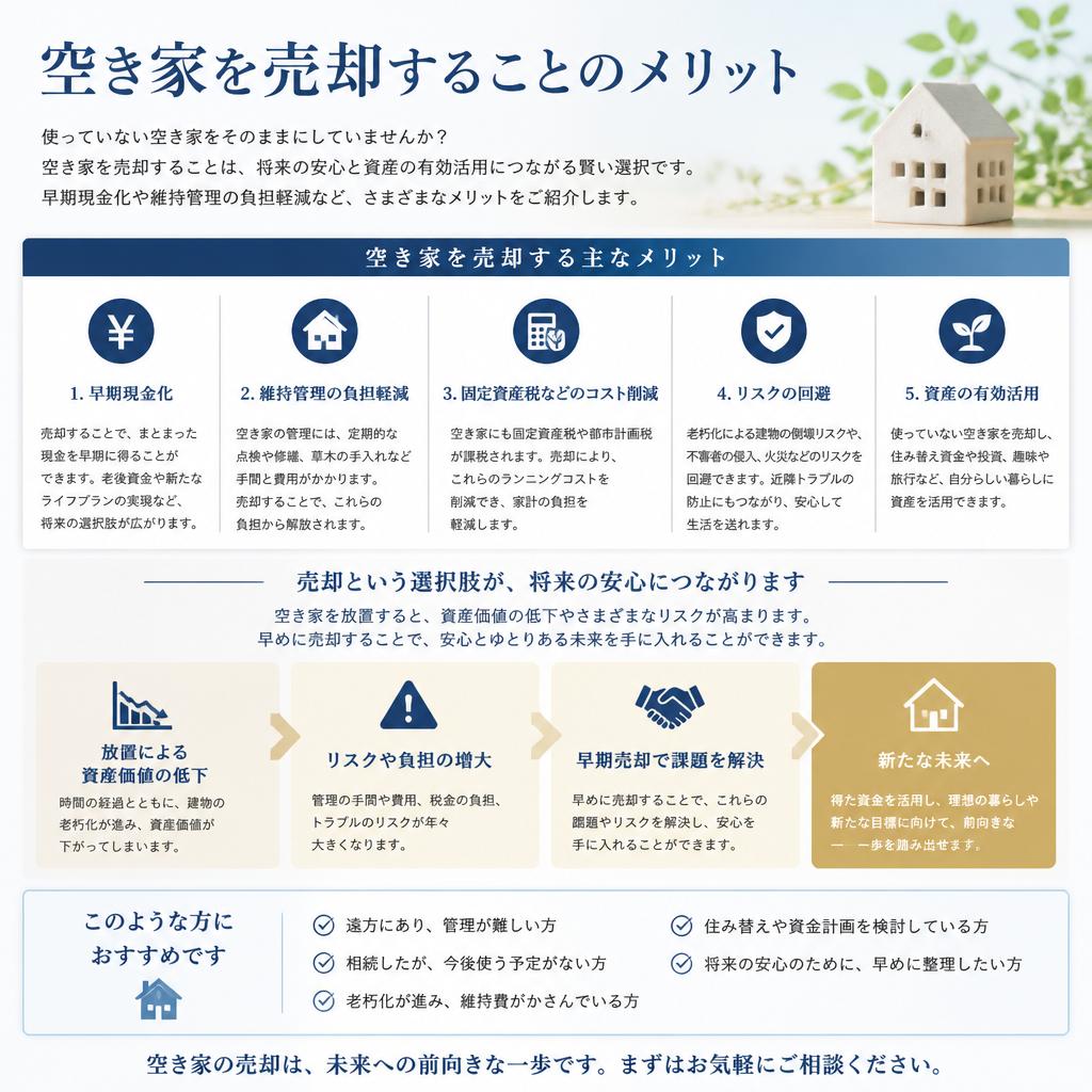 家売却のメリットと選択肢