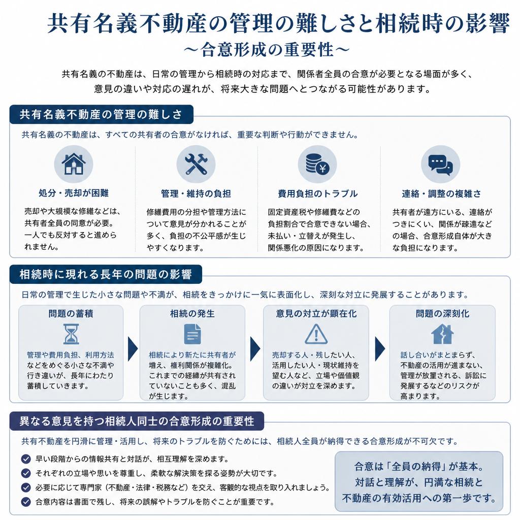 共有名義家の管理と課題