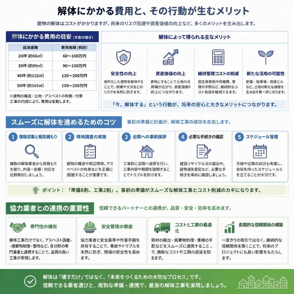 解体費用と賢い選択