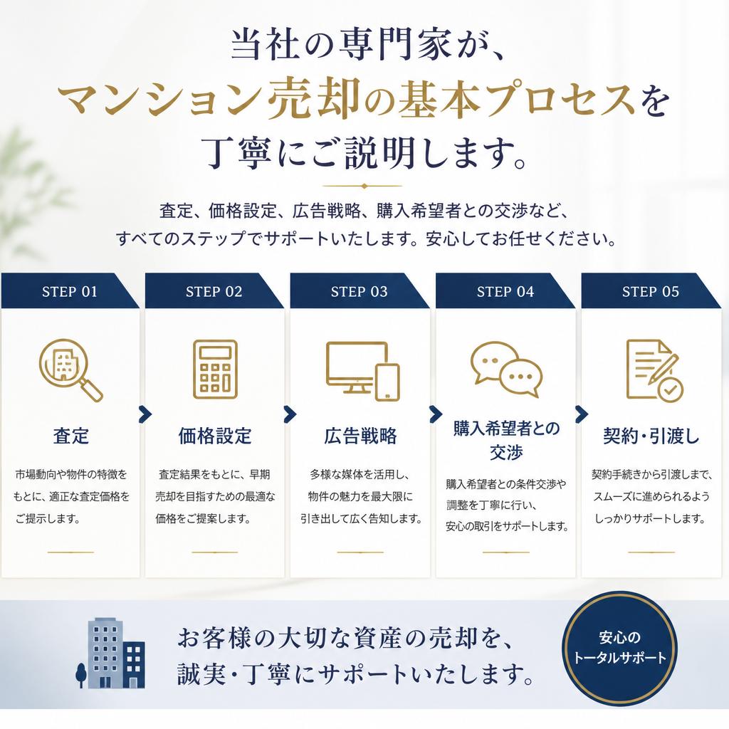 専門家によるマンション売却のプロセス