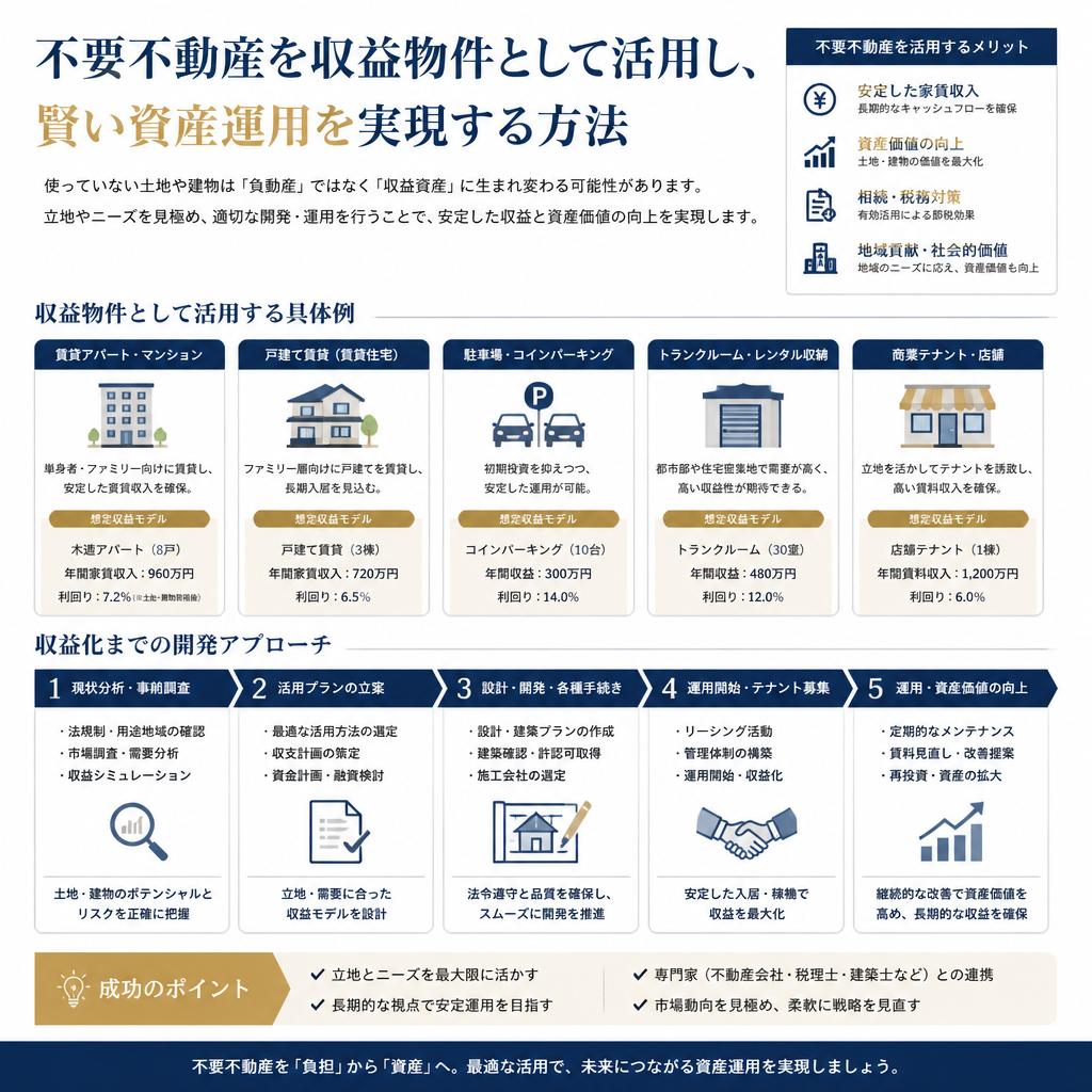 収益物件としての不動産活用法