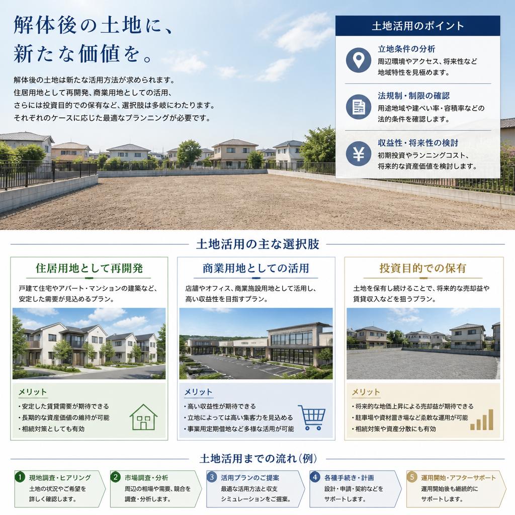 土地活用の可能性を探る