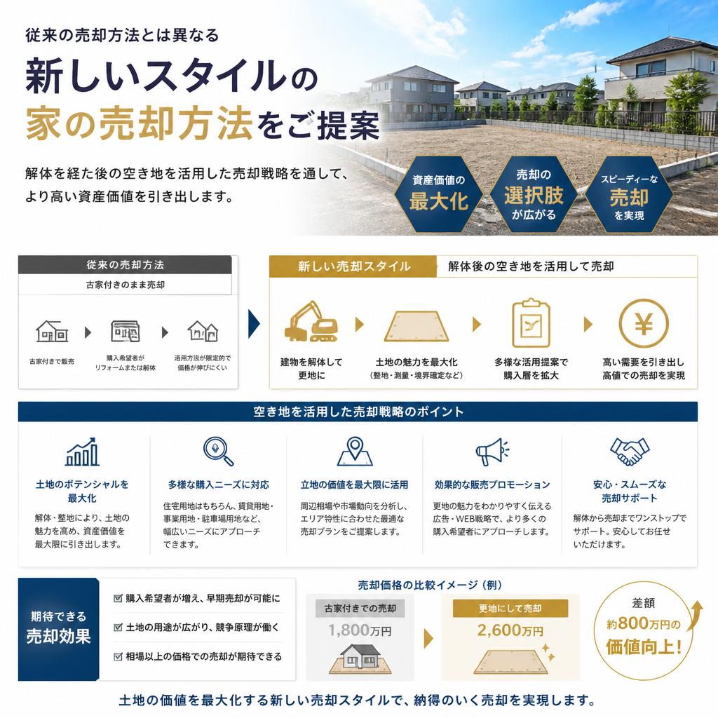 家を売却する新しいスタイル