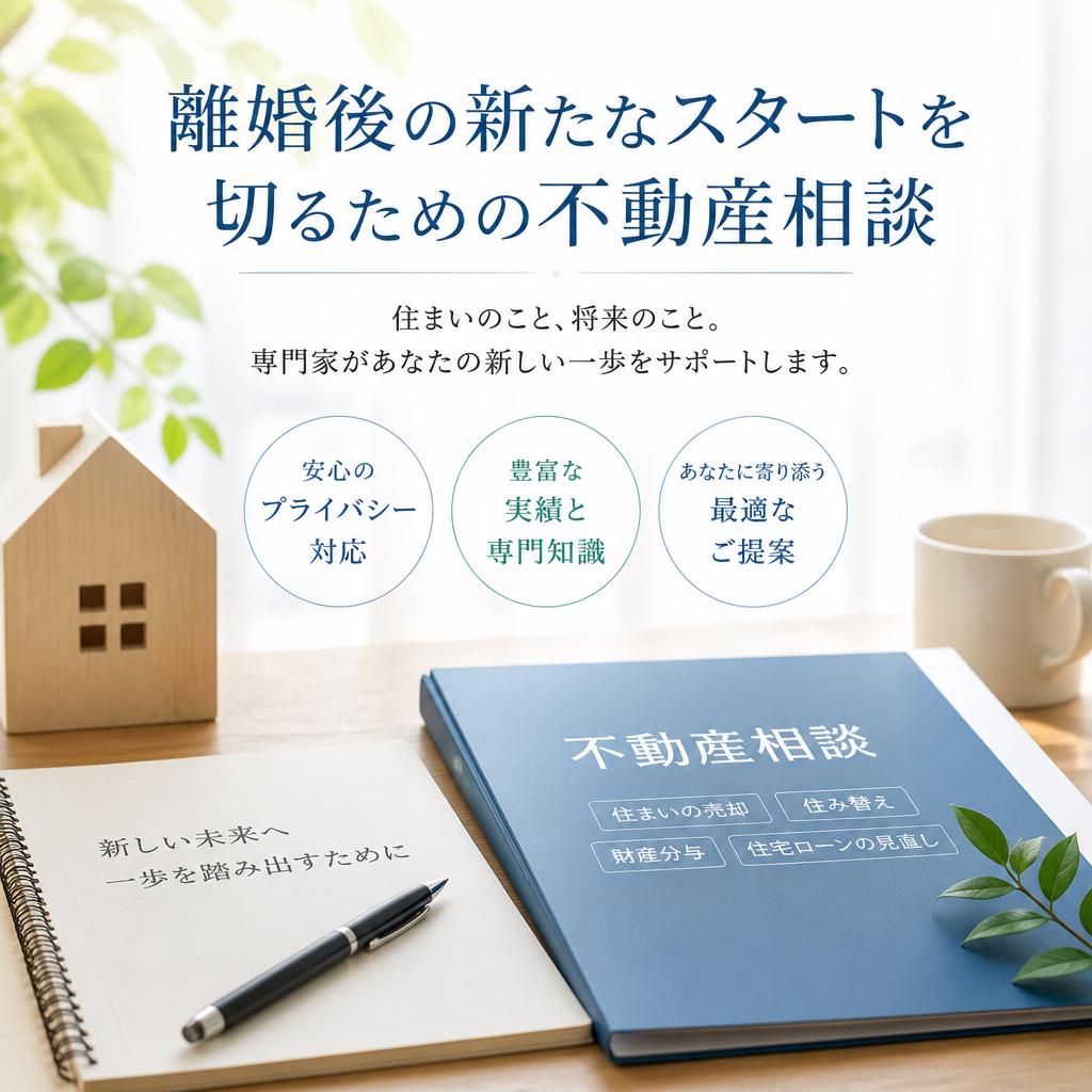 離婚後の新たなスタートを切るための不動産相談