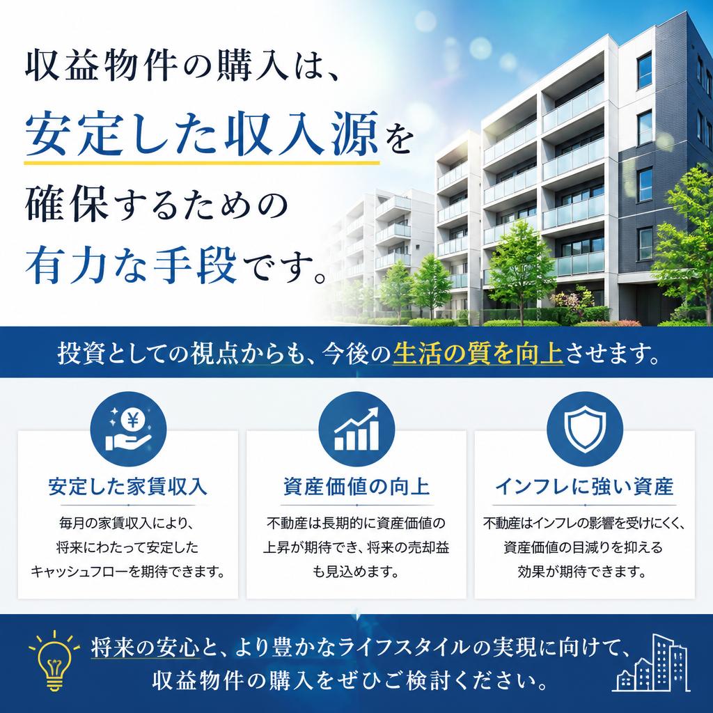 収益物件のメリットと活用法