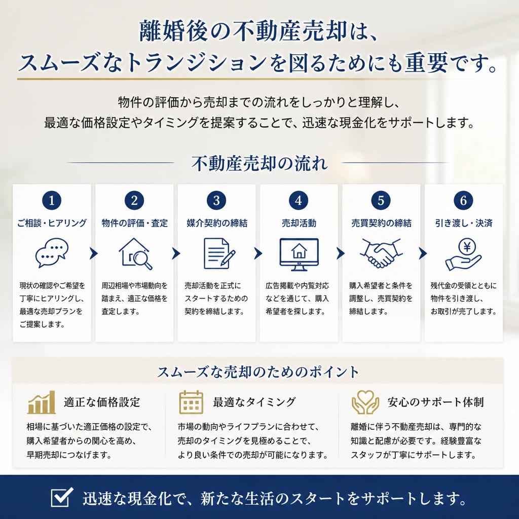 不動産売却の流れとポイント