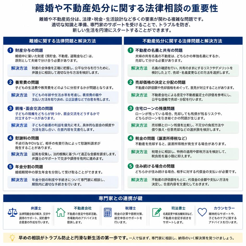 法律相談は欠かせない